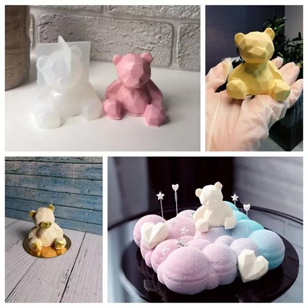 baking moulds 3d silicone cake mold diy geometry stereo bear deer cat animal shaped homemade chocolate mould decor tool 
baking moulds 3d silicone cake mold diy geometry stereo bear deer cat animal shaped homemade chocolate mould decor tool