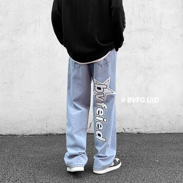 men's jeans white/blue/smoke gray letter printed denim pants korean style streetwear washed jean men 2021 loose hip hop
men's jeans white/blue/smoke gray letter printed denim pants korean style streetwear washed jean men 2021 loose hip hop