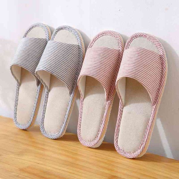 seasons four linen household slippers indoor floor eva antiskid couple stripe men's and women's linen
seasons four linen household slippers indoor floor eva antiskid couple stripe men's and women's linen