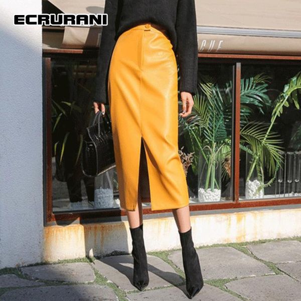 skirts ecrurani solid pu skirt for women high waist button ruched split plus size straight mid female 2021 spring clothes tide, Black
skirts ecrurani solid pu skirt for women high waist button ruched split plus size straight mid female 2021 spring clothes tide, Black