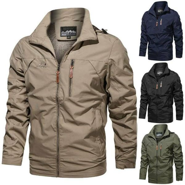 men's jackets men winter coat solid military tactical zipper up warm casual windproof outwear plus size jacket mens clothing, Black;brown
men's jackets men winter coat solid military tactical zipper up warm casual windproof outwear plus size jacket mens clothing, Black;brown