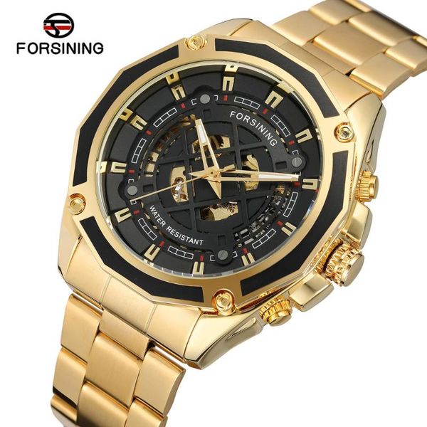 wristwatches forsining skeleton automatic relojes hombre montre homme stainless steel band mens watches male, Slivery;brown
wristwatches forsining skeleton automatic relojes hombre montre homme stainless steel band mens watches male, Slivery;brown