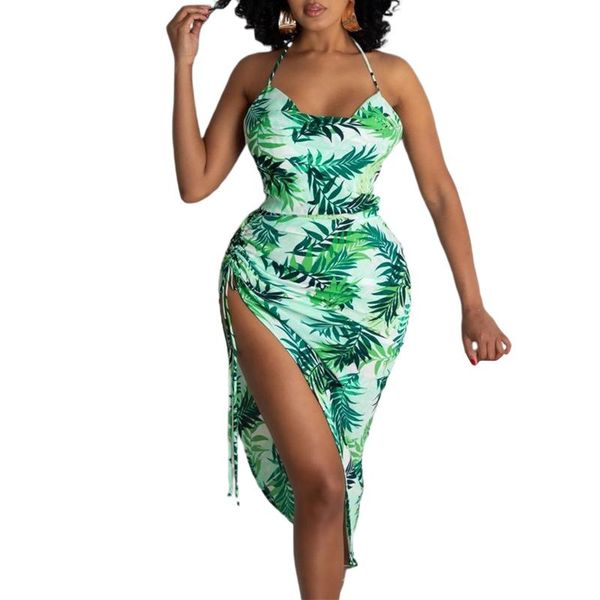 casual dresses women slit fashion dress, leaves printed pattern halter neck backless sleeveless , green/ blue/ light pink, Black;gray
casual dresses women slit fashion dress, leaves printed pattern halter neck backless sleeveless , green/ blue/ light pink, Black;gray