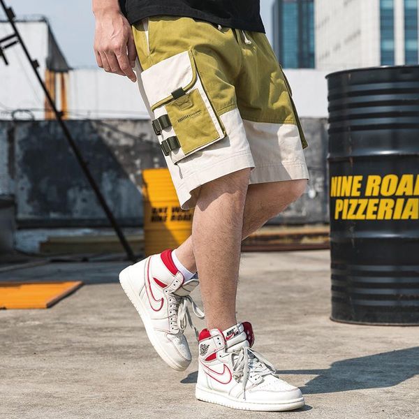 men's shorts harajuku streetwear summer casual men cotton big pocket knee length bermuda short pants sweatshorts, White;black
men's shorts harajuku streetwear summer casual men cotton big pocket knee length bermuda short pants sweatshorts, White;black