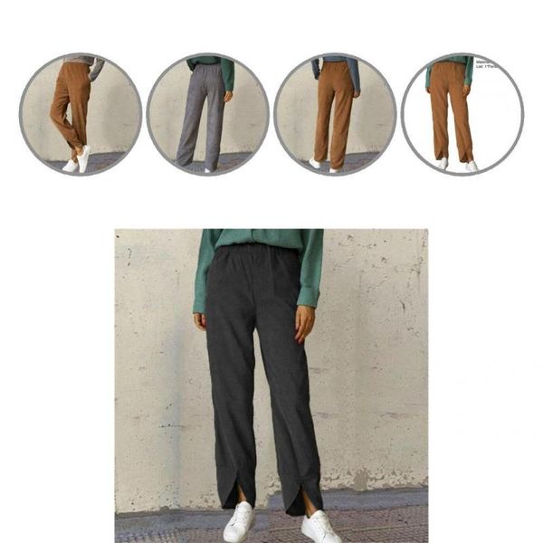 women's pants & capris stylish lady trousers young solid color thicken leisure women, Black;white
women's pants & capris stylish lady trousers young solid color thicken leisure women, Black;white