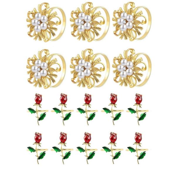 napkin rings 6pc flower pearl rhinestone ring holder with 10pc valentine rose holders
napkin rings 6pc flower pearl rhinestone ring holder with 10pc valentine rose holders