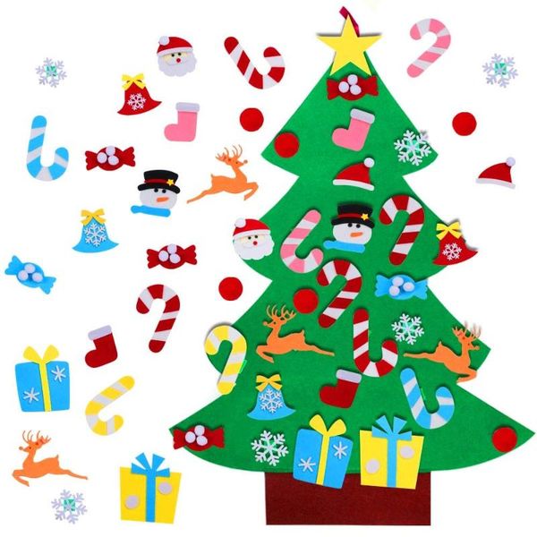 christmas decorations 26pcs diy felt tree decor santa claus kids toys for home xmas hanging ornaments year 2021 gifts 
christmas decorations 26pcs diy felt tree decor santa claus kids toys for home xmas hanging ornaments year 2021 gifts