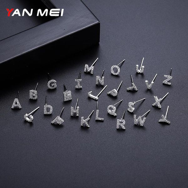 fashion creative 26 english alphabet earrings pierced diy combination ear jewelry stud, Golden;silver
fashion creative 26 english alphabet earrings pierced diy combination ear jewelry stud, Golden;silver