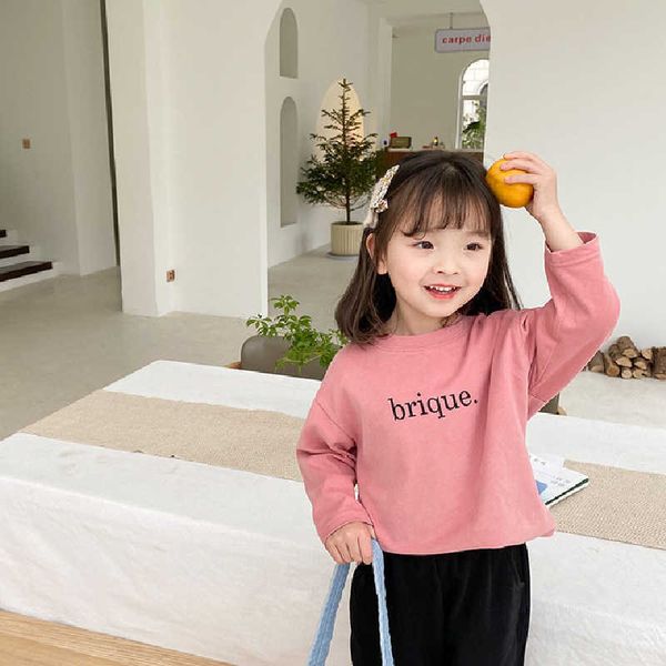 spring letters printing long sleeve tees cotton loose casual t shirts for boys and girls 210615, Blue
spring letters printing long sleeve tees cotton loose casual t shirts for boys and girls 210615, Blue