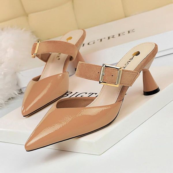 women shoes pumps pointed toe metal belt buckle hollow 6.5 cm thin high heels boat wedding dress office party, Black
women shoes pumps pointed toe metal belt buckle hollow 6.5 cm thin high heels boat wedding dress office party, Black