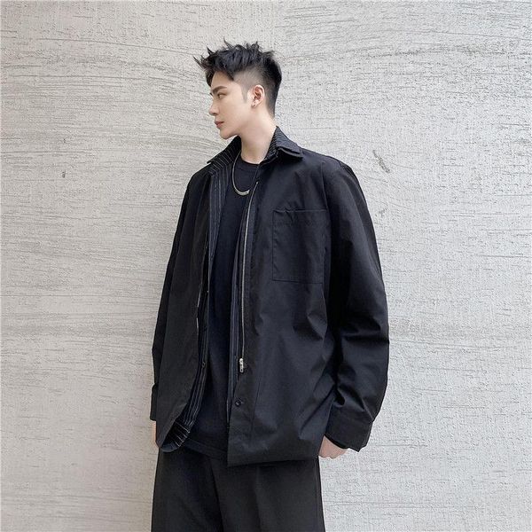 wear fake two-piece shirts for men korean fashion loose striped shirt harajuku streetwear hip-hop long-sleeved men's casual, White;black
wear fake two-piece shirts for men korean fashion loose striped shirt harajuku streetwear hip-hop long-sleeved men's casual, White;black