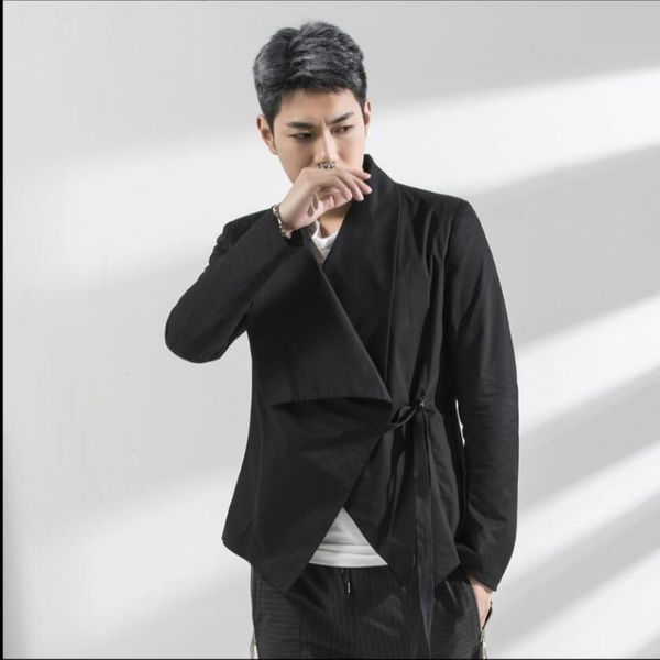 men's suits & blazers tide brand men jackets personality irregular fashion large lapel slim suit wester blazer coat spring original des, White;black
men's suits & blazers tide brand men jackets personality irregular fashion large lapel slim suit wester blazer coat spring original des, White;black