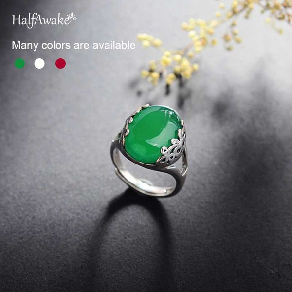 thai silver vintage ring red green jade adjustable for women wedding engagement trendy party fashion jewelry 925 girl gift cluster rings, Golden;silver
thai silver vintage ring red green jade adjustable for women wedding engagement trendy party fashion jewelry 925 girl gift cluster rings, Golden;silver