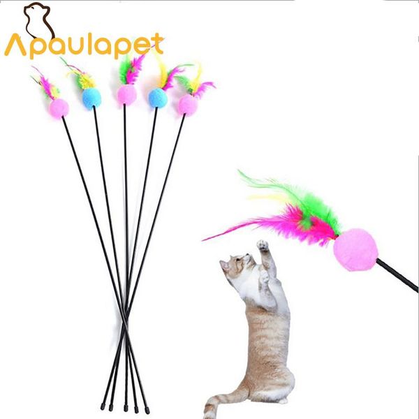 cat toys 3pcs/set pet toy colorful plastic feather with a ball and scratching wholesale
cat toys 3pcs/set pet toy colorful plastic feather with a ball and scratching wholesale