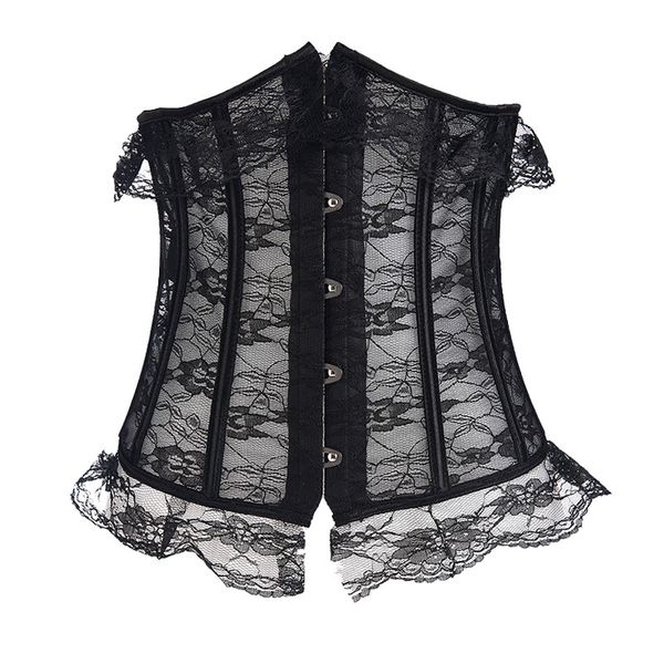 woman bustiers black floral lace underbust corset and waist cincher bustier women short torso lace up boned plus size corpete corse, Black;white
woman bustiers black floral lace underbust corset and waist cincher bustier women short torso lace up boned plus size corpete corse, Black;white