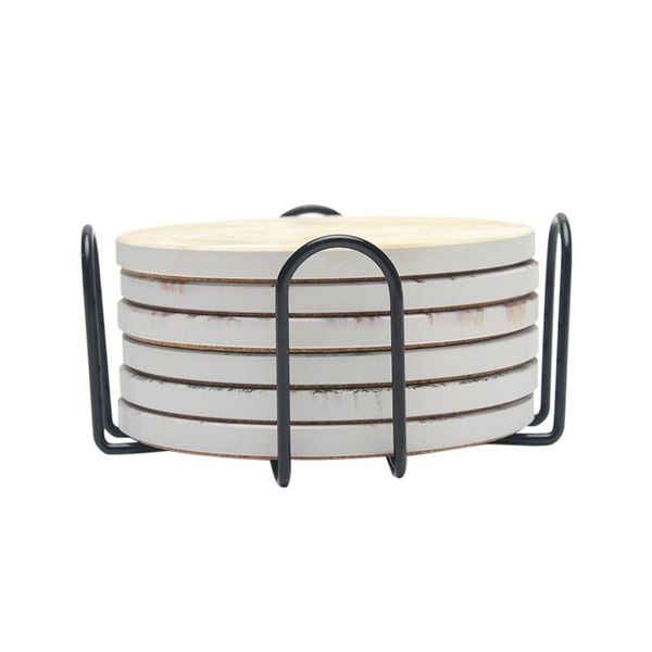mats & pads 6pcs coffee tea with holder home decoration absorbent ceramic scratch-proof drink coasters cup mat heat resistant anti slip
mats & pads 6pcs coffee tea with holder home decoration absorbent ceramic scratch-proof drink coasters cup mat heat resistant anti slip