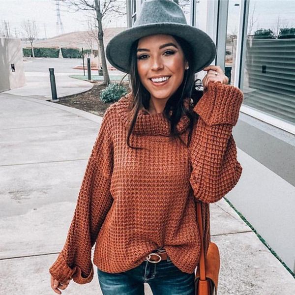 women's sweaters allneon fashion turtleneck sweater for women solid oversized long sleeve knitted pullovers cut out ladies winter 2021, White;black
women's sweaters allneon fashion turtleneck sweater for women solid oversized long sleeve knitted pullovers cut out ladies winter 2021, White;black