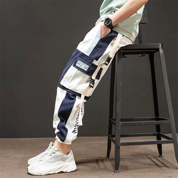 men hip hop patchwork sweatpants joggers trousers casual drawstring sportwear pants male hiphop personality pants 211201, Black
men hip hop patchwork sweatpants joggers trousers casual drawstring sportwear pants male hiphop personality pants 211201, Black