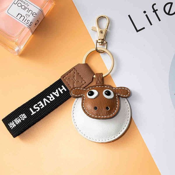 jaeeyin 2021 trendy jewelry white brown leather sheep cute key chain hand made accessory keychain gift for children girls, Silver
jaeeyin 2021 trendy jewelry white brown leather sheep cute key chain hand made accessory keychain gift for children girls, Silver