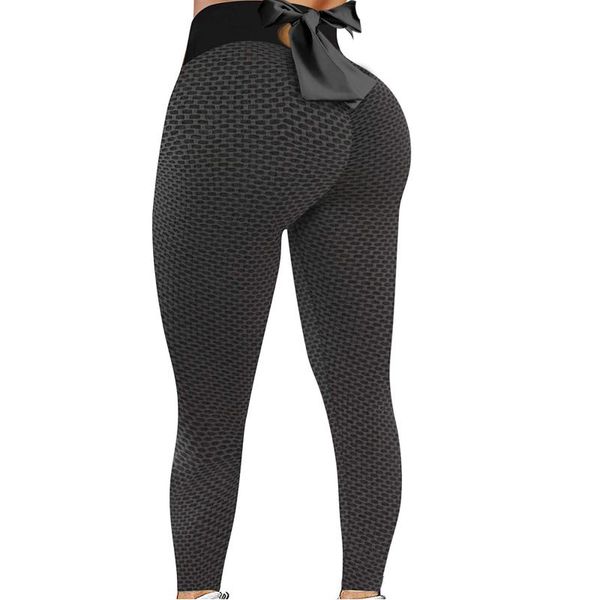 women's leggings fitness high waist push up workout leggins sports running athletic pants bow knot legging femme jegging, Black
women's leggings fitness high waist push up workout leggins sports running athletic pants bow knot legging femme jegging, Black