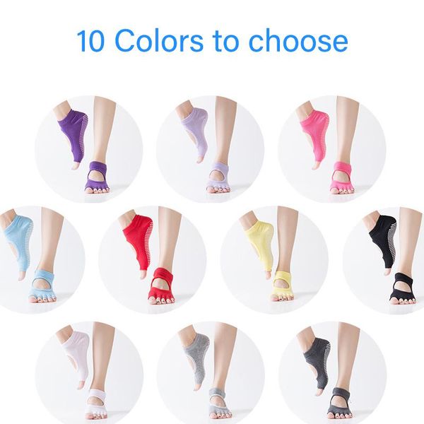 sports socks 1 pair yoga five toe cotton anti slip quick dry good grip pilates slippers for men women gym home ballet, Black
sports socks 1 pair yoga five toe cotton anti slip quick dry good grip pilates slippers for men women gym home ballet, Black