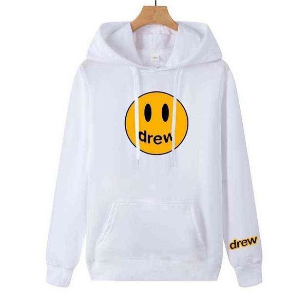 2021 fashion brand hip hop bieber, the same drew smiling face hooded sports sweater, Black
2021 fashion brand hip hop bieber, the same drew smiling face hooded sports sweater, Black