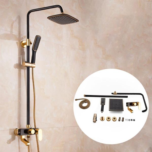 digital shower set luxury black gold thermostatic system rainfall spa head faucet lxac bathroom sets
digital shower set luxury black gold thermostatic system rainfall spa head faucet lxac bathroom sets