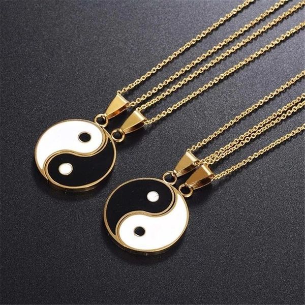 pendant necklaces 2021 matching 2 pieces stainless steel yin yang puzzle piece necklace birthday jewlery gifts for couple or friends, Silver
pendant necklaces 2021 matching 2 pieces stainless steel yin yang puzzle piece necklace birthday jewlery gifts for couple or friends, Silver