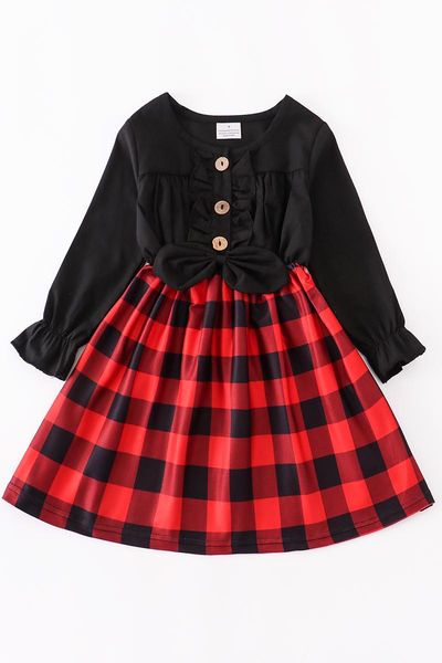 girl's dresses girlymax christmas fall/winter baby girls children clothes plaid print denim dress milk silk boutique long sleeve knee l, Red;yellow
girl's dresses girlymax christmas fall/winter baby girls children clothes plaid print denim dress milk silk boutique long sleeve knee l, Red;yellow