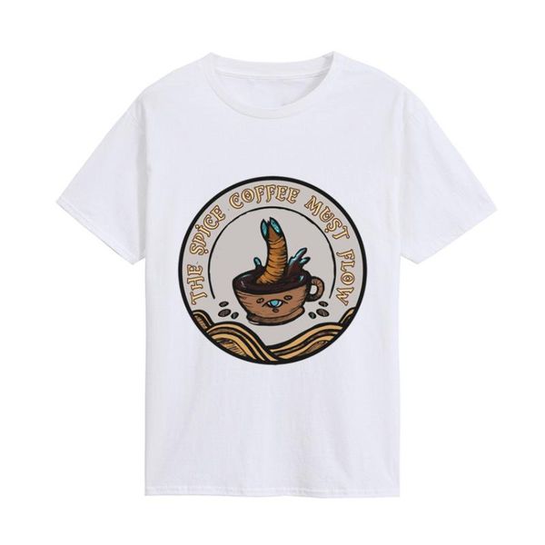 men's t-shirts spice coffee dune sandworm t shirt casual mens short sleeve cotton o-neck tee clothes gift, White;black
men's t-shirts spice coffee dune sandworm t shirt casual mens short sleeve cotton o-neck tee clothes gift, White;black
