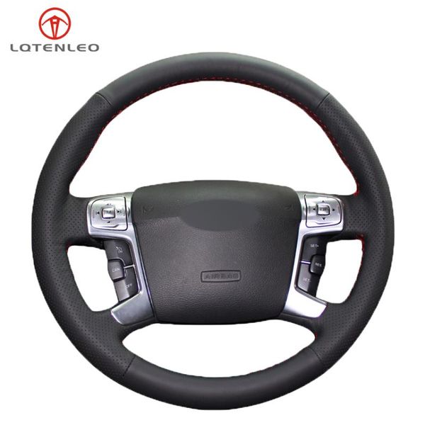 steering wheel covers lqtenleo black genuine leather diy hand-stitched car cover for mondeo 4 2007-2012 s-max 2008
steering wheel covers lqtenleo black genuine leather diy hand-stitched car cover for mondeo 4 2007-2012 s-max 2008