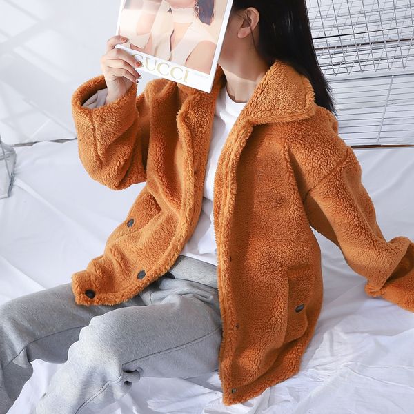 2021 women s jacket fashion classic fur coat imported cashmere christmas limited edition 800g alpaca lamb wool reverse side concealed waterp, Black
2021 women s jacket fashion classic fur coat imported cashmere christmas limited edition 800g alpaca lamb wool reverse side concealed waterp, Black