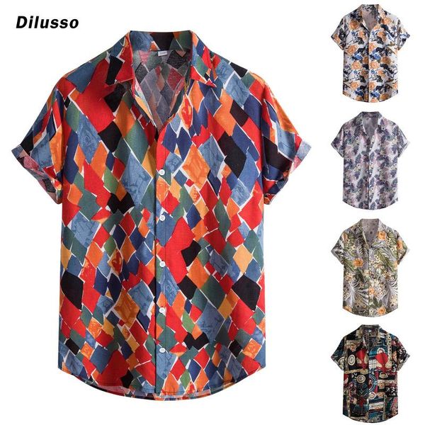 men's casual shirts summer retro shirt loose buttons short sleeve print button 2021 hawaiian man slim fit beach, White;black
men's casual shirts summer retro shirt loose buttons short sleeve print button 2021 hawaiian man slim fit beach, White;black