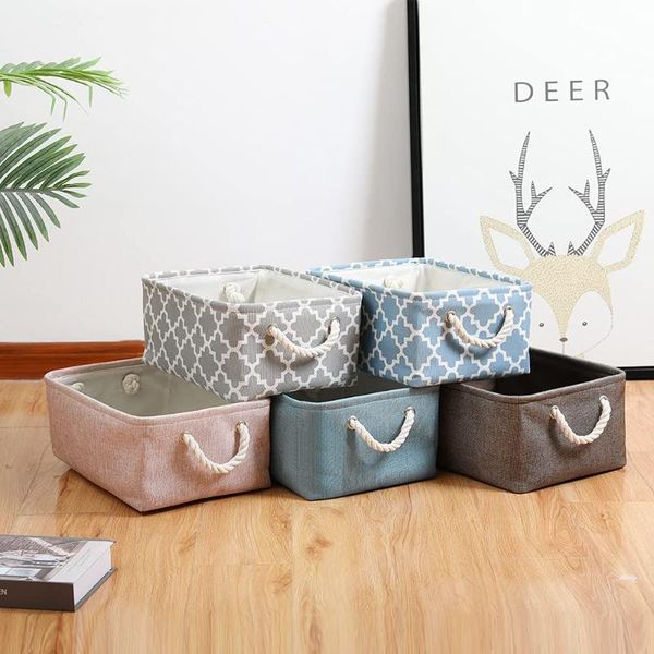 storage baskets linen folding basket bins decorative box cube containers with handles for toys home office organizer
storage baskets linen folding basket bins decorative box cube containers with handles for toys home office organizer