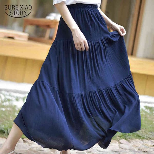summer cotton boho elastic waist womens female maxi skirt women long linen skirts faldas 9934 210415, Black
summer cotton boho elastic waist womens female maxi skirt women long linen skirts faldas 9934 210415, Black