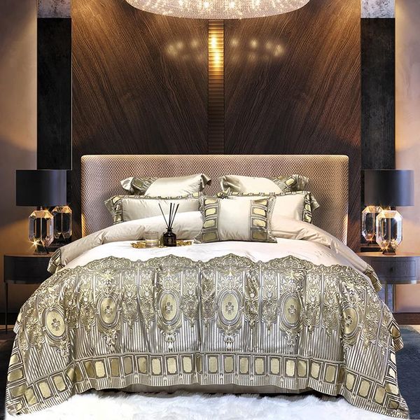 bedding sets light luxury style high-precision cotton four-piece set of high-grade lace 1.8 meters bedding, sheets
bedding sets light luxury style high-precision cotton four-piece set of high-grade lace 1.8 meters bedding, sheets