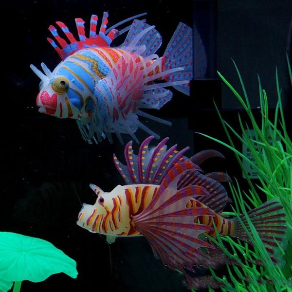 decorations aquarium landscaping ornament simulation fish silicone luminous colorful lion marine ornaments
decorations aquarium landscaping ornament simulation fish silicone luminous colorful lion marine ornaments