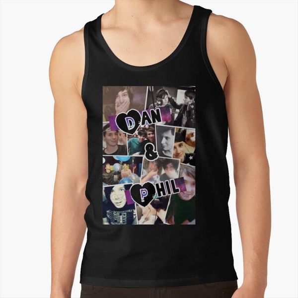 dan and phil collage mens loose breathable sleeveless large size tank danisnotonfire amazingphil is not, White;black
dan and phil collage mens loose breathable sleeveless large size tank danisnotonfire amazingphil is not, White;black