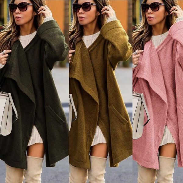 women's jackets 2021 autumn high fashion coat casual long sleeves turn-down collar outerwear loose open stitch for ladies, Black;brown
women's jackets 2021 autumn high fashion coat casual long sleeves turn-down collar outerwear loose open stitch for ladies, Black;brown
