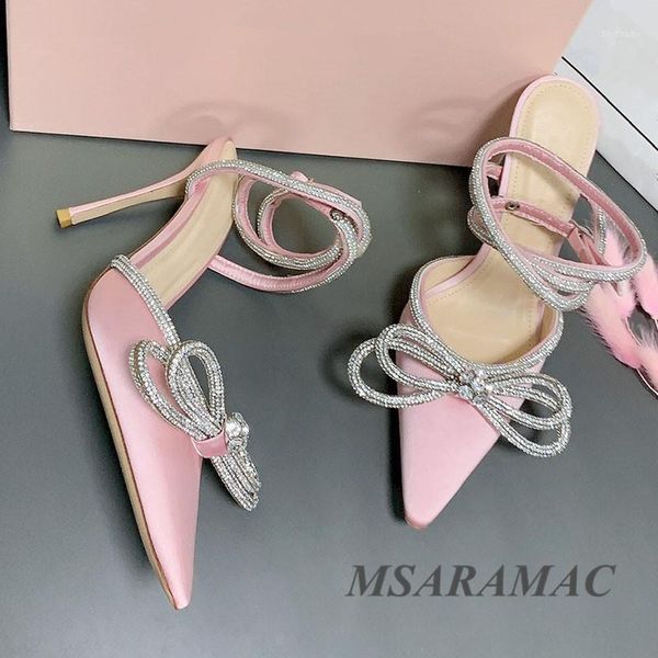 sandals fashion pink silk inlaid crystal butterfly-knot high heel leather lining pointed toe heels ladies party shoes1, Black
sandals fashion pink silk inlaid crystal butterfly-knot high heel leather lining pointed toe heels ladies party shoes1, Black