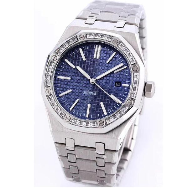 wristwatches 2021 mens silver grey black blue automatic mechanical sapphire glass stainless steel watches diamonds bezel, Slivery;brown
wristwatches 2021 mens silver grey black blue automatic mechanical sapphire glass stainless steel watches diamonds bezel, Slivery;brown