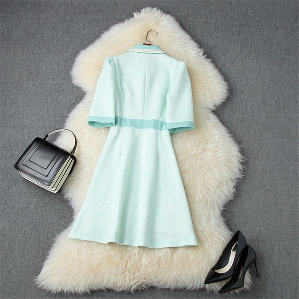dress elegant half turn down collar aline tweed dressed in wool fashion autumn clothes for women, Black;gray
dress elegant half turn down collar aline tweed dressed in wool fashion autumn clothes for women, Black;gray