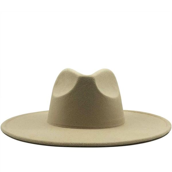 wide brim hats classics fashion 9.5 cm fedora hat women and men vintage panama jazz wool solid color, Blue;gray
wide brim hats classics fashion 9.5 cm fedora hat women and men vintage panama jazz wool solid color, Blue;gray