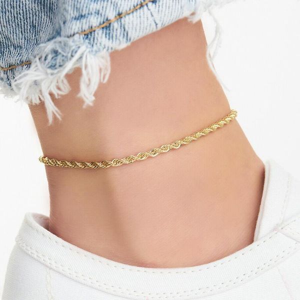 anklets twisted rope chain ankle french 5mm thick bracelet for women jewelry, Red;blue
anklets twisted rope chain ankle french 5mm thick bracelet for women jewelry, Red;blue