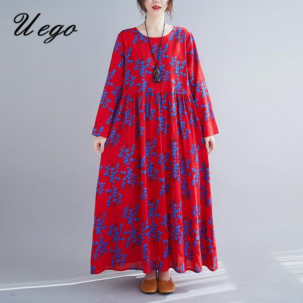 uego 2021 loose sleeve spring women casual little floral dress print female maxi beach autumn lady dresses, Black;gray
uego 2021 loose sleeve spring women casual little floral dress print female maxi beach autumn lady dresses, Black;gray