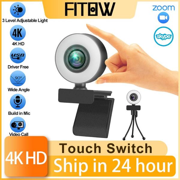 webcams taida 1080p 2k 4k hd webcam with fill light lappc computer live broadcast camera video microphone
webcams taida 1080p 2k 4k hd webcam with fill light lappc computer live broadcast camera video microphone