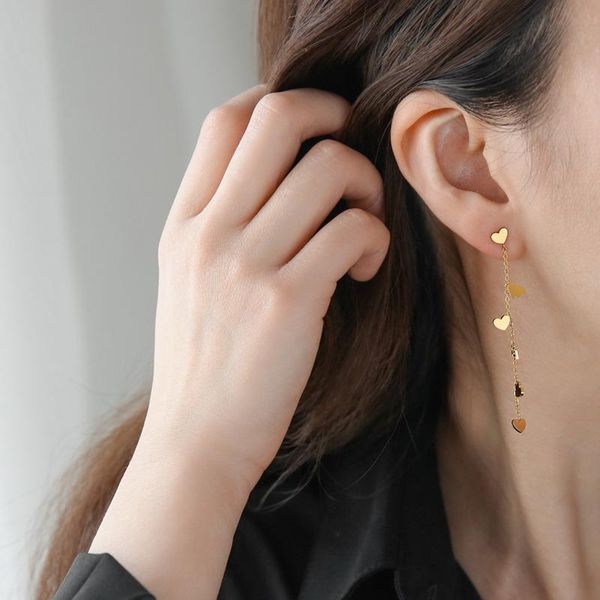 2021 fashion heart tassel stud earring woman 18 k gold color titanium stainless steel jewelry not fade hypoallergenic, Golden;silver
2021 fashion heart tassel stud earring woman 18 k gold color titanium stainless steel jewelry not fade hypoallergenic, Golden;silver