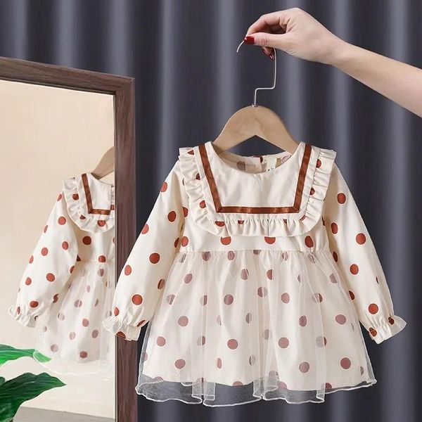 toddler girls clothes 2021 spring baby long puff sleeve floral dresses children's clothing kids princess dot girl's, Red;yellow
toddler girls clothes 2021 spring baby long puff sleeve floral dresses children's clothing kids princess dot girl's, Red;yellow