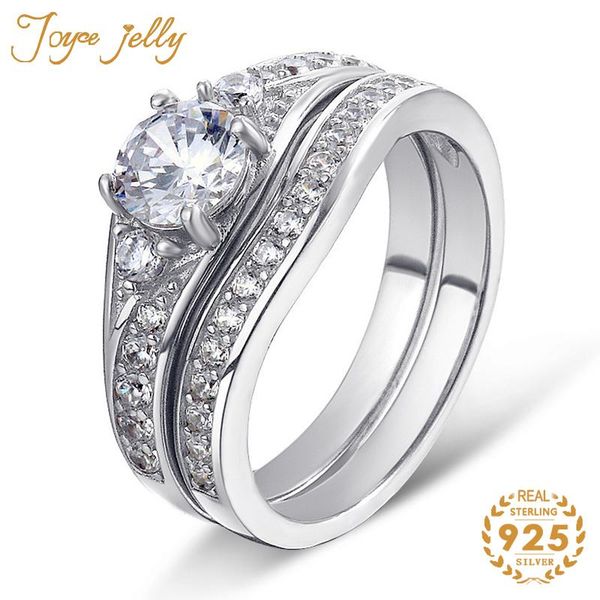 cluster rings joycejelly trendy set for women wedding jewelry 925 silver color ring round stone fine engagement gifts 2021, Golden;silver
cluster rings joycejelly trendy set for women wedding jewelry 925 silver color ring round stone fine engagement gifts 2021, Golden;silver