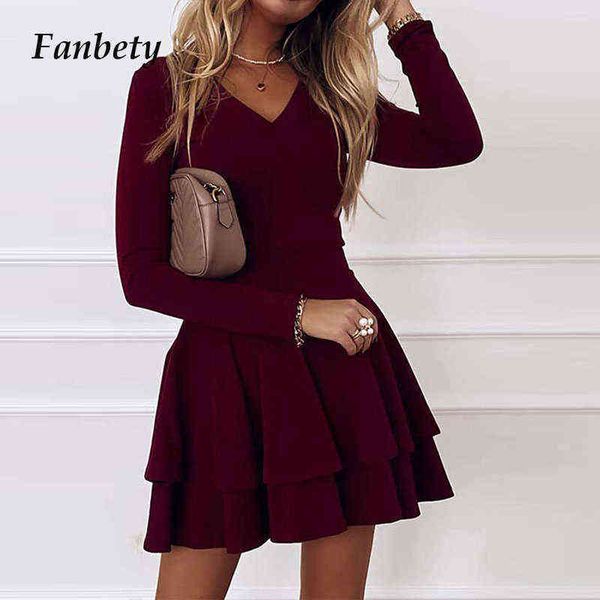 women elegant solid color ruffle party dress autumn vintage long sleeve mini dresses office lady 2xl casual a-line dress vestido g1223, Black;gray
women elegant solid color ruffle party dress autumn vintage long sleeve mini dresses office lady 2xl casual a-line dress vestido g1223, Black;gray